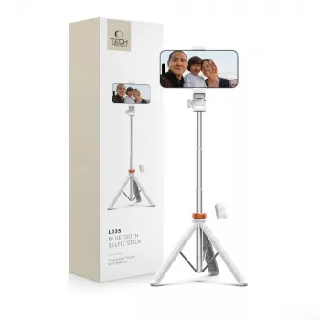 Tech-Protect L03S selfie stick stalak bijeli
