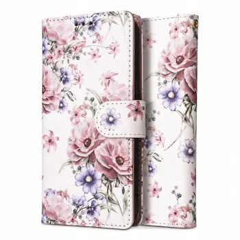 TECH-PROTECT Wallet Case za Redmi Note 13 Pro 5G / Poco X6 5G s pretincem za kartice, cvjetni