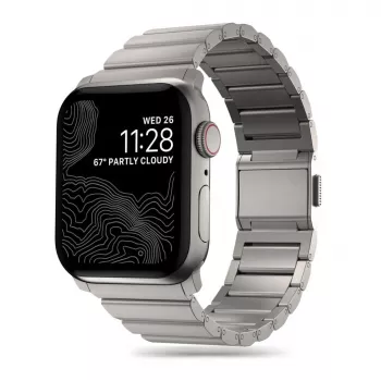 TECH-PROTECT čelična narukvica Apple Watch 4 / 5 / 6 / 7 / 8 / 9 / SE / Ultra 1 / 2 (42 / 44 / 45 / 49 mm) titan