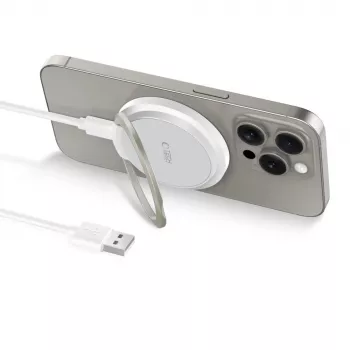 Tech-Protect QI15W-A33 MagSafe bežični punjač 15W bijeli