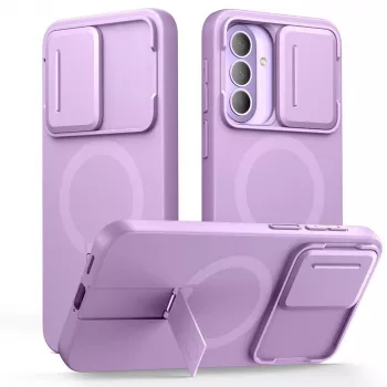 Tech-Protect Kevlar Aura MagSafe maska za Samsung Galaxy A57, ljubičasta