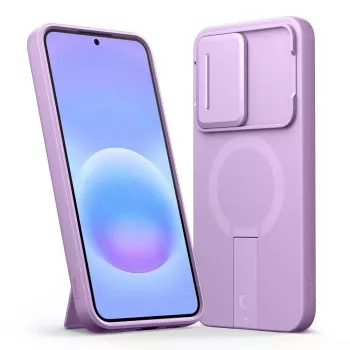 Tech-Protect Kevlar Aura MagSafe maska za Samsung Galaxy A57, ljubičasta
