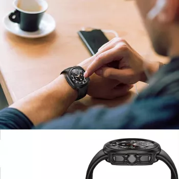 TECH-PROTECT DEFENSE360 zaštitna futrola za Samsung Galaxy Watch Ultra (47 mm), crna
