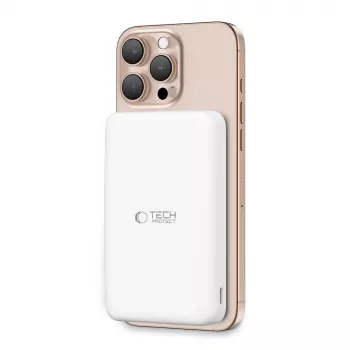 TECH-PROTECT PB24 LIFEMAG QI2 MAGSAFE POWER BANK 10000MAH BIJELA