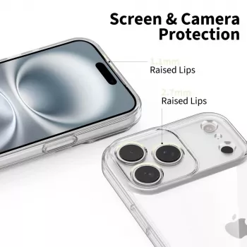 Tech-Protect Flexair iPhone 17 Pro prozirna maska