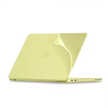 Tech-Protect Softshell MacBook Neo 13 2026 mat citrus tvrda maska