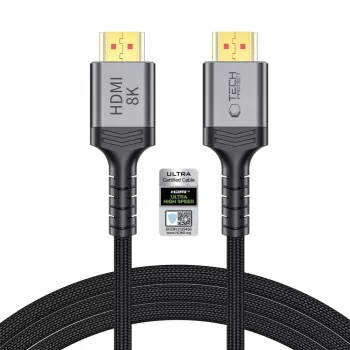 TECH-PROTECT ULTRABOOST KABEL HDMI 2.1 4K 120HZ / 8K 60HZ 200CM CRNA