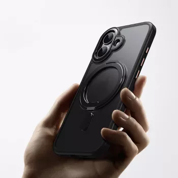 TECH-PROTECT MAGRING MagSafe prsten držač i stalak za iPhone 17 - crni
