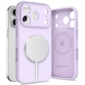 Tech-Protect Silicone MagSafe maska za Apple iPhone 17 Pro Max - ljubičasta