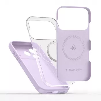 Tech-Protect Silicone MagSafe maska za Apple iPhone 17 Pro Max - ljubičasta