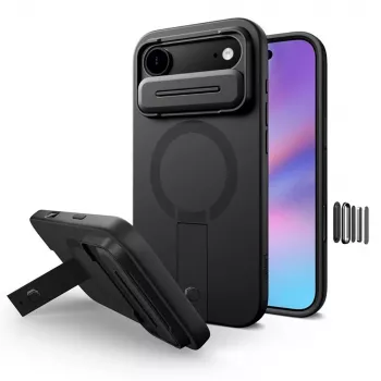 Tech-Protect Kevlar Aura MagSafe maska za Apple iPhone Air, crna