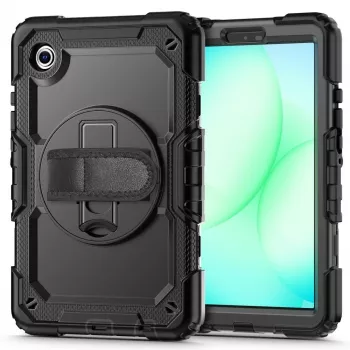 Tech-Protect Solid futrola za Samsung Galaxy Tab A9 / A11 8,7 inch X110 / X115 / X133 / X135, crna