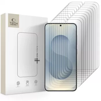 TECH-PROTECT kaljeno staklo zaštita zaslona paket od 10 komada za Samsung Galaxy S24 / S25 prozirno