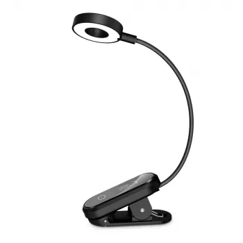 TECH-PROTECT LL100 clip lampa za čitanje crna