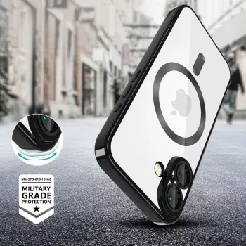 Tech-Protect MagFlex MagSafe iPhone 16E sjajno crna