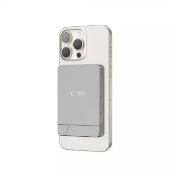 TECH-PROTECT PB14 LIFEMAG MagSafe power bank 5000mAh sivi
