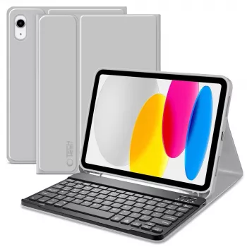 Tech-Protect SC Pen + Keyboard futrola s tipkovnicom za iPad 10,9 inch (10. gen, 2022) / iPad Air 11 inch (M2, 2024) / iPad Pro 11 inch (M4, 2024), siva