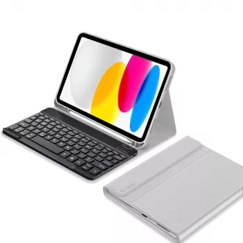 Tech-Protect SC Pen + Keyboard futrola s tipkovnicom za iPad 10,9 inch (10. gen, 2022) / iPad Air 11 inch (M2, 2024) / iPad Pro 11 inch (M4, 2024), siva