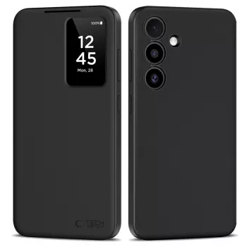 Tech-Protect Smart maska s novčanikom za Samsung Galaxy S25, mat crna