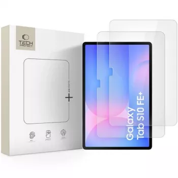 Tech-Protect Glass Fit+ kaljeno staklo za zaštitu zaslona za Samsung Galaxy Tab S10 FE+ 13.1 X620 / X626B – prozirno – 2 paketa