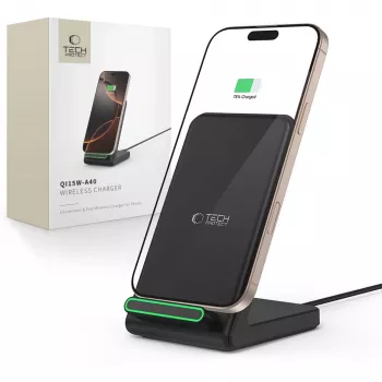 TECH-PROTECT QI15W-A40 bežični punjač crni