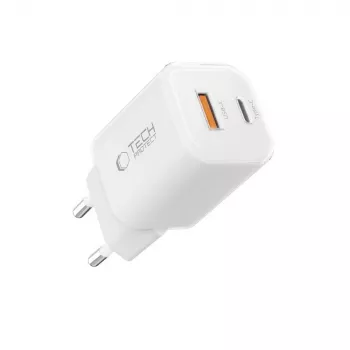 TECH-PROTECT NCM33 2-portni mrežni punjač PD 33W / QC3.0 bijeli