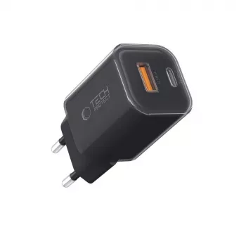 TECH-PROTECT NCM33 2-portni mrežni punjač PD 33W / QC3.0 crni