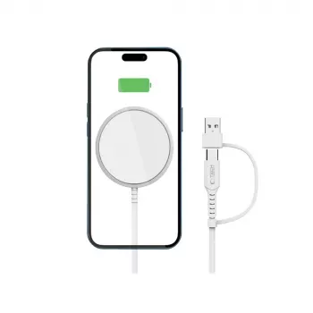 Tech-Protect QI15W-A44 MagSafe bežični punjač bijeli