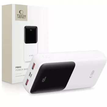 TECH-PROTECT PB02 power bank 20000mAh 22,5W bijeli
