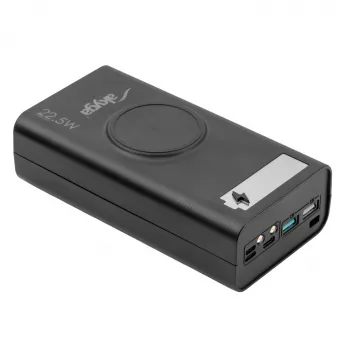 Akyga AK-BC-05 kućište power banke 37000 mAh, 12x 18650, 22,5W, Qi, USB-C, 2x USB-A, Lightning