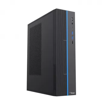 Akyga AK-302-01BL SFF kućište, Micro ATX / Mini ITX, USB-C + 2x USB 3.0 + USB 2.0, bez napajanja, crno