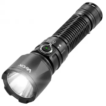VAYOX taktička svjetiljka 2000lm bijelo + crveno svjetlo + zeleni laser VA0457
