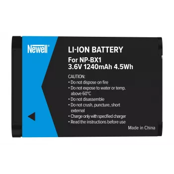Newell zamjenska baterija za Sony NP-BX1, 1000mAh, Li-Ion, crna