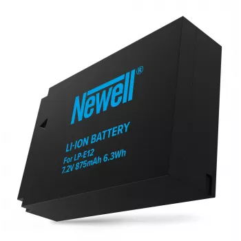 Newell zamjenska baterija za Canon LP-E12, 875mAh, 7,2V Li-Ion