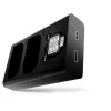 Newell dvokanalni USB-C punjač DL-USB-C za Panasonic DMW-BLK22 bateriju crni