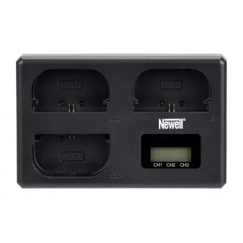 Newell TT-USB-C trokanalni punjač za Canon LP-E6 baterije