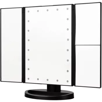 Humanas HS-ML04 LED Makeup Mirror, Black