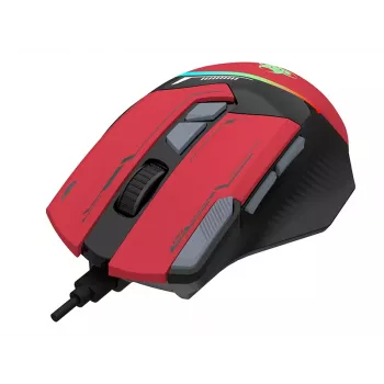Tracer GameZone Spectra RGB žičani igraći miš, 7200 DPI, crveni (TRAMYS47839)