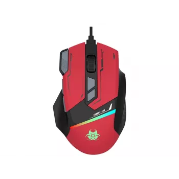 Tracer GameZone Spectra RGB žičani igraći miš, 7200 DPI, crveni (TRAMYS47839)
