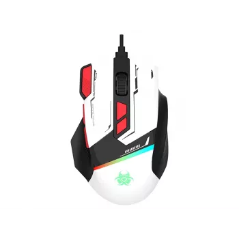 Tracer GameZone Spectra RGB žičani igraći miš, 7200 DPI, bijeli (TRAMYS47840)