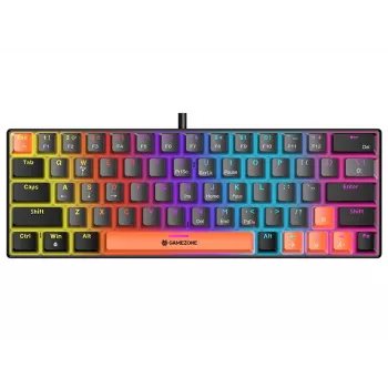 Tracer GameZone Raptor 63 žičana mehanička igraća tipkovnica, 60% format, Outemu Blue prekidači, RGB pozadinsko osvjetljenje, grafitna