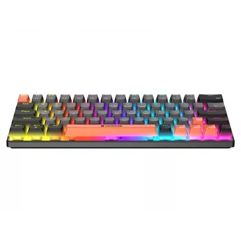 Tracer GameZone Raptor 63 žičana mehanička igraća tipkovnica, 60% format, Outemu Blue prekidači, RGB pozadinsko osvjetljenje, grafitna