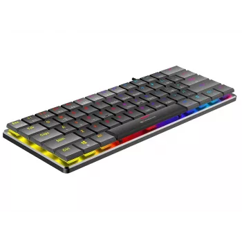 Tracer GameZone Keylo 61 žičana mehanička igraća tipkovnica, 60% raspored, Outemu Red prekidači, RGB pozadinsko osvjetljenje, grafitna