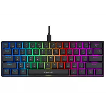 Tracer GameZone Claws 61 žičana mehanička igraća tipkovnica, 60% raspored, Outemu Blue prekidači, RGB pozadinsko osvjetljenje, crna