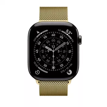 Crong Milano Steel - nehrđajući čelični remen za Apple Watch 42/44/45/49 mm (zlatni)
