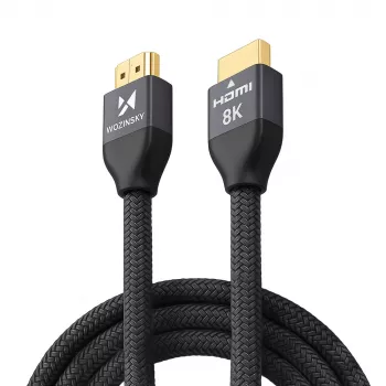 Wozinsky HDMI 2.1 Cable 8K 60Hz 48Gbps / 4K 120Hz / 2K 144Hz 3m Silver (WHDMI-30)