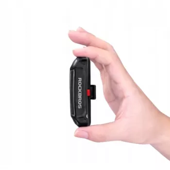 ROCKBROS A54BK stražnje biciklističko svjetlo s micro-USB kabelom - crno
