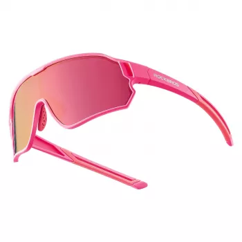 ROCKBROS Polarized Cycling Glasses for Children 8-14 Years Pink