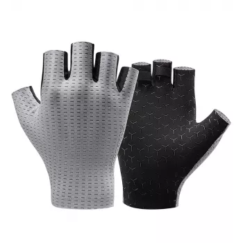 Rockbros Cycling Gloves Breathable Short Fingers Size XL Grey
