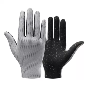 ROCKBROS Cycling Gloves Breathable Full Finger Size L Grey